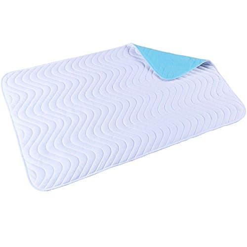 EMUCLAW Five Layers Extra Absorbent Reusable Incontinence Pad 35"X55" for Adult Double Bed - Machine Washable - Ultra Waterproof - Velvet Surface Quilted
