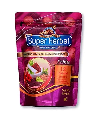 Prime Silky Shikakai -250gms(pack of 2) Natural and Organic shikakai Shampoo Powder