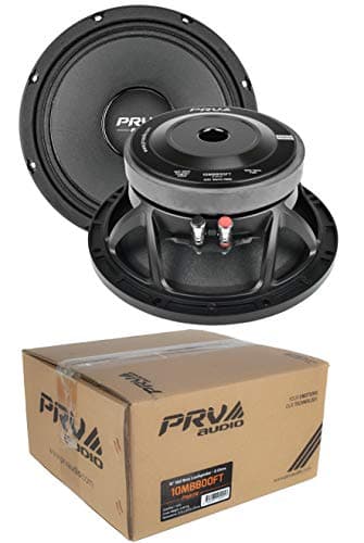 2X 10 PRV Audio Mid Bass Loud Speaker 8 ohm 3200W 10MB800FT