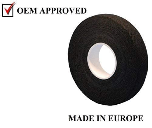 Automotive Wire Harness Tape Black Fleece Fuzzy Tape 19mm x 25m