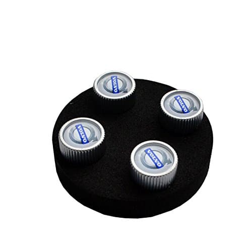 Valve Caps Prevent Corrosion,Chrome Copper Tire Stem Official, Car Dust Cover, Wheel Tire Air Caps Valve Stem Cover for Car/Motorcycle (4 Pcs/Set) for Volvo