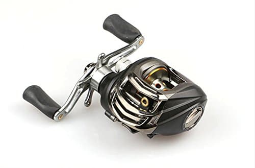 RENAUO Metal Baitcasting Fishing Reels Right handed 14 BB GR 6.3:1 Black Matting