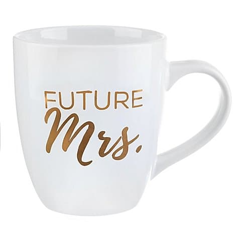 Formations "Future Mrs." Jumbo Mug in White/Gold