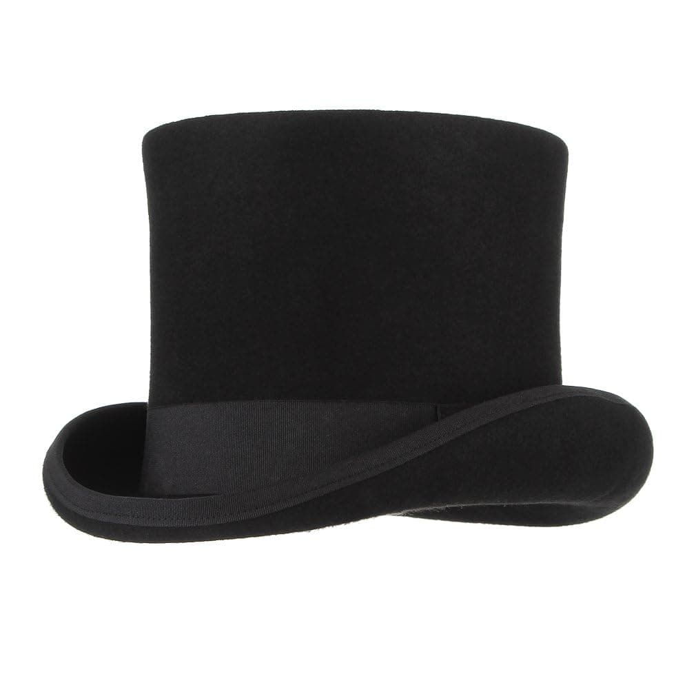 Wool Top Hats 6.7 inch