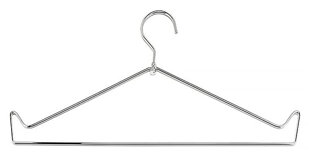 Radiation Lead Apron Hangers, Chrome, Heavy Duty Silver Metal Hanger ATTENUTECH METAL HANGER (OPEN)