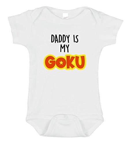 Daddy is My Goku Onesie | Dragon Ball Z Parody Bodysuit Romper | Anime Baby Clothes