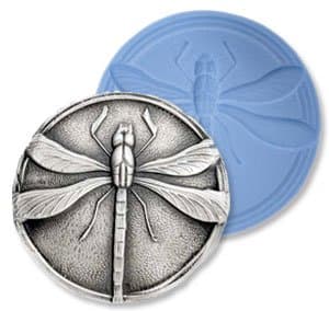 Large Dragonfly Antique Push Mold
