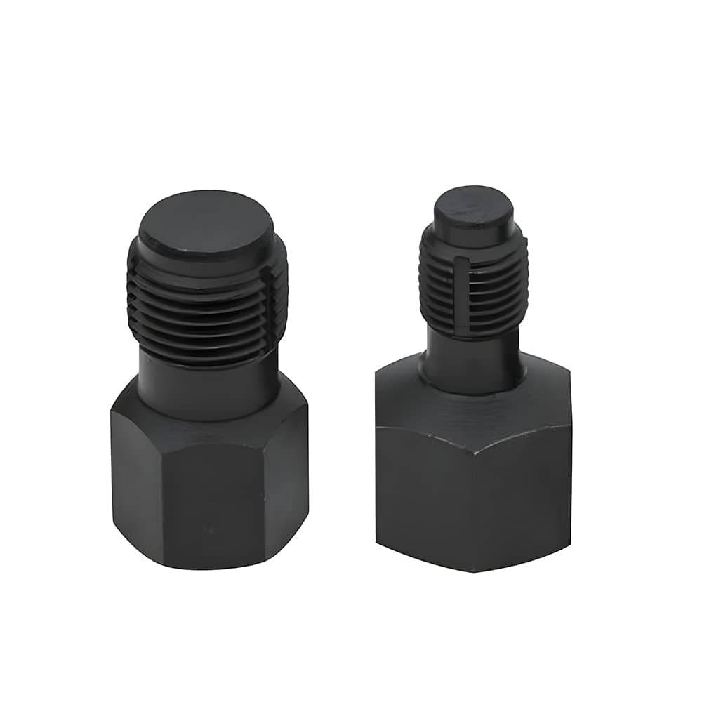 2PCS Oxygen Sensor Thread Chasers M18 x 1.5mm and M12 x 1.25mm thread chasers with 3/8” drive to clean and repair damaged threads