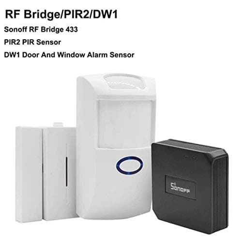Sonoff 433MHZ WiFi Wireless Signal Converter RF Bridge PIR 2 Sensor/ DW1 Door & Window Alarm Sensor for Smart Home Security Kits