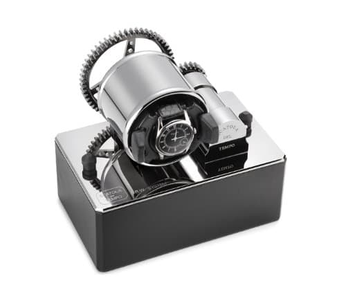 1RTM Single Module Leather w/Brass Watch Winder