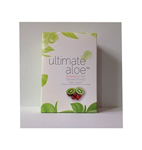 Ultimate Aloe Powder - Strawberry Kiwi Flavor Single Box (16 Servings)