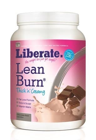 Liberate Lean Burn Fat Loss Weight Loss Diet Shake 908gms - Chocolate Swirl Flavour