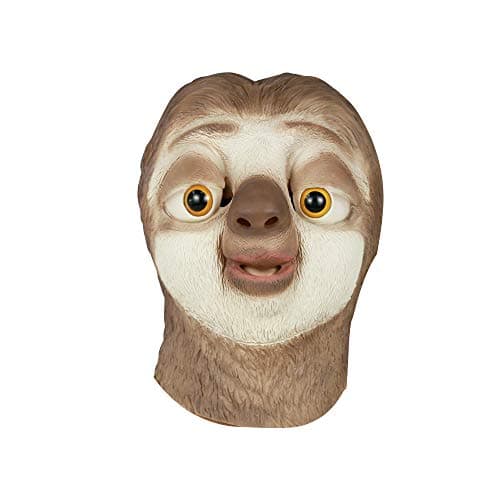 BFJ Zootopia Flash Animal Head Mask Sloth Cosplay Costume