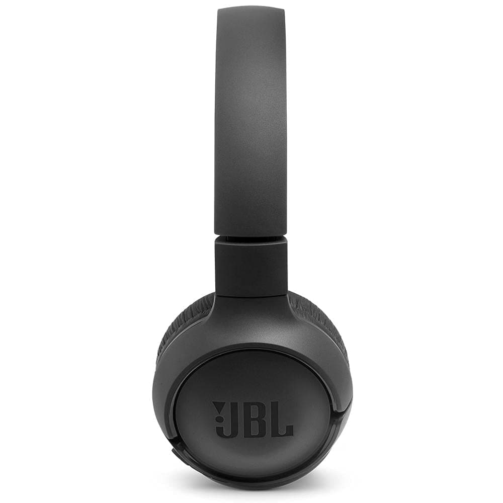 JBL Tune 500 BT On-Ear Bluetooth Wireless Headphones with Pure Bass Sound, Headset with Built-In Remote and Microphone, Black