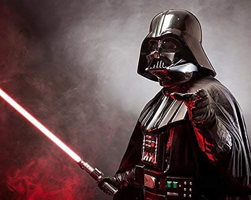 Paint by Number Kits Canvas DIY Oil Painting for Kids, Students, Adults Beginner with Brushes and Acrylic Pigment -Star Wars Movie Character Darth Vader Kylo Ren (21229, 16x20 no Frame)