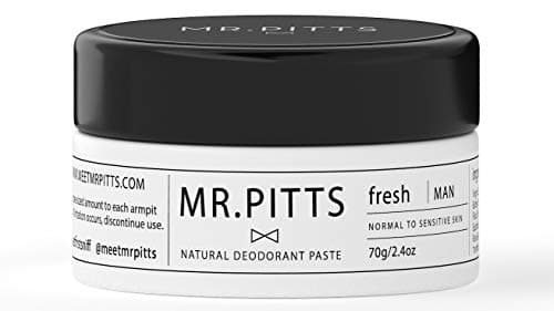 Mr Pitts Natural Organic Deodorant Paste for Men
