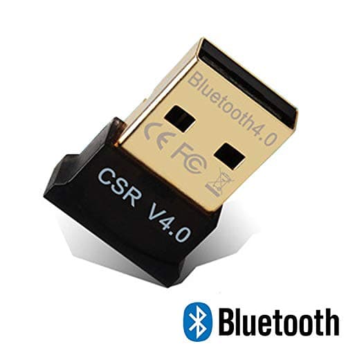 Homelink Mini USB Bluetooth 4.0 Dongle Adapter For PC Laptop (Square) Compatible with Window XP/Vista / 7 (32-Bit + 64-Bit) / 8 (32-Bit + 64-Bit) /8.1/10 Black