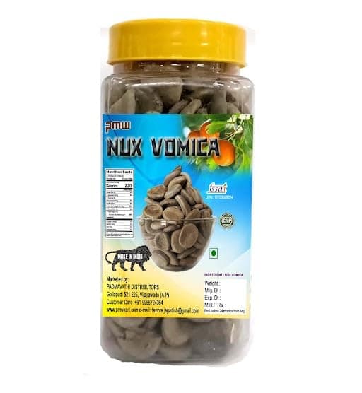 Pmw Strychnos Nux Vomica Poison Nut Quaker Yettikottai Kupilu Mushini Mushti Seeds Loose Packed 100 Gms