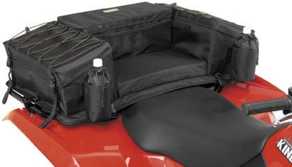 Quadboss Zipper-Less Pro Bottom Bag with Cover ATV - Black