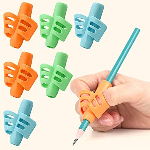 Pencil Grips - Children Pen Writing Aid Grip Set Posture Correction Tool,Hollow Ventilation