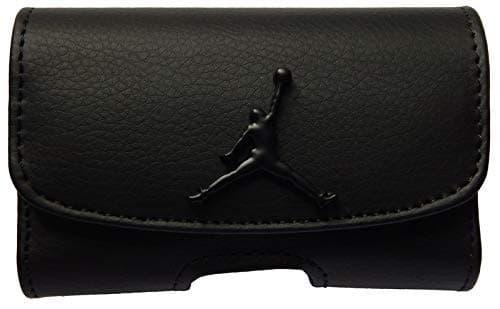 (JDH1/BLACK/BLACK) Premium 3D Jordan Design Pouch Case with Belt Clip for Medtronic Minimed Insulin Pump (530G /630G /640G /670G/)