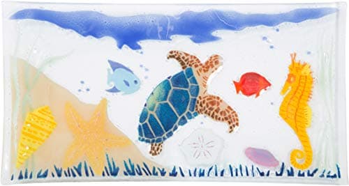 Pavilion- Seahorse Turtle Starfish Ocean 15x8 Serving Tray