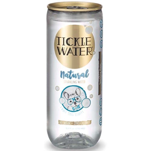Tickle Water Sparkling Water, Natural Flavor (8 0z. Can, 12-Pack). Carbonated Club Soda for Kids, All-Natural Seltzer Water, Sugar-Free, Non-GMO, Zero-Calorie, Kosher and Vegan Fizzy Drink