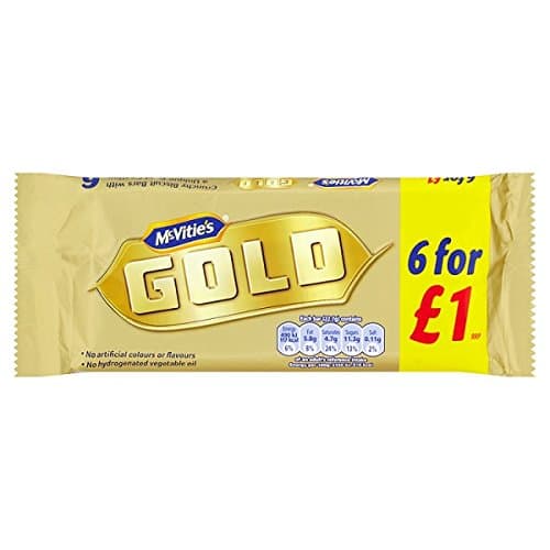 ( 12 Pack ) McVitie's 6 Gold Bars 132g
