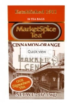 MarketSpiceTeabags, box of 24 (Market Spice Tea) Cinnamon-Orange by Marketspice [Foods]