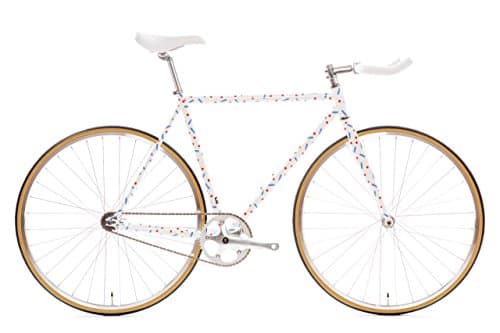 State Bicycle 4130 Steel - Pardi B | Double Butted Grade Chromoly Steel - Fixed Gear/Single Speed Road Bike | 55cm Bullhorn