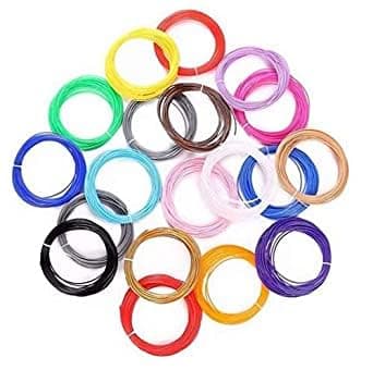 Camin PLA 3D Pen Filaments | 10 Colors x 5 mtr 3D Pen Filament Refills 1.75 mm PLA