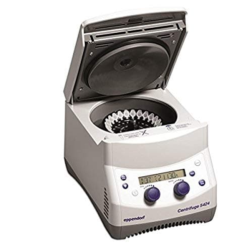 022-62-044-4 Model 5424 Keypad Microcentrifuge with 24 Place Rotor, 9-1/3" L x 8-9/10" W x 12-3/5" H, 30 lb. Weight, -10 Degree C to 40 Degree C Temperature Range, 120V, 60 Hz