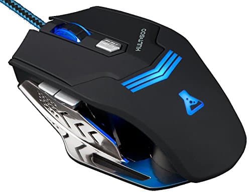 THE G-LAB - Kult 500 Professional Gaming Mouse in Metal Base | Fully Programmable 6-Button Mouse | USB | Soft-touch Coating | 7000 dpi | RGB 16M Colours Backlighting | Software Included
