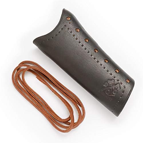 Leather Axe Handle Guard/Collar (Hults Bruk Aneby, Brown)