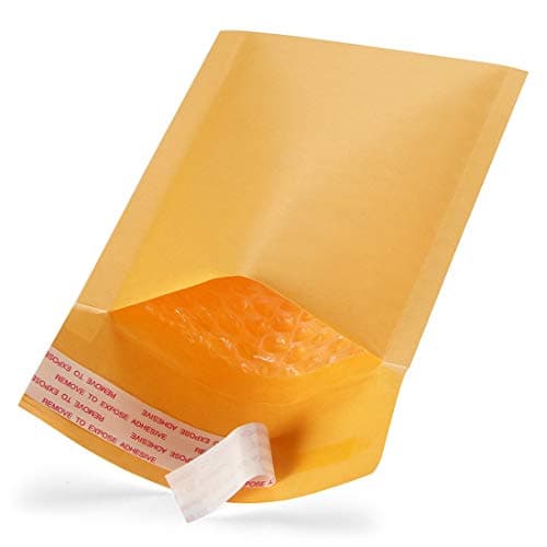 Shiplies Padded Envelopes Cushioned Poly Bubble Mailers with Peel-N-Seal (50 Pack, 4 x 7 Inches)