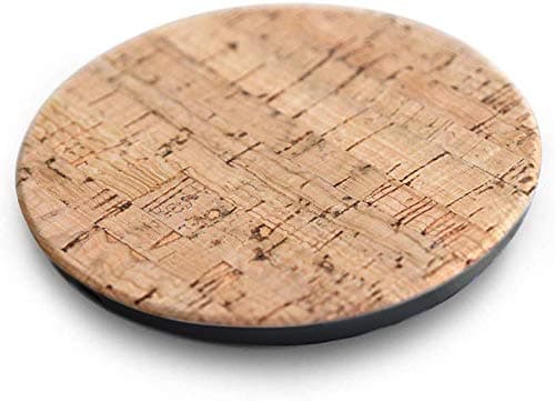Wireless Charger Pad 15W Fast Charging Station, Natural Cork Wood Design by Reveal Shop -Compatible w/iPhone 14/13/12/11/11 Pro/11 Max/XR/XS/X/8/8Plus, Galaxy S10/S10 Plus/S10E/S9