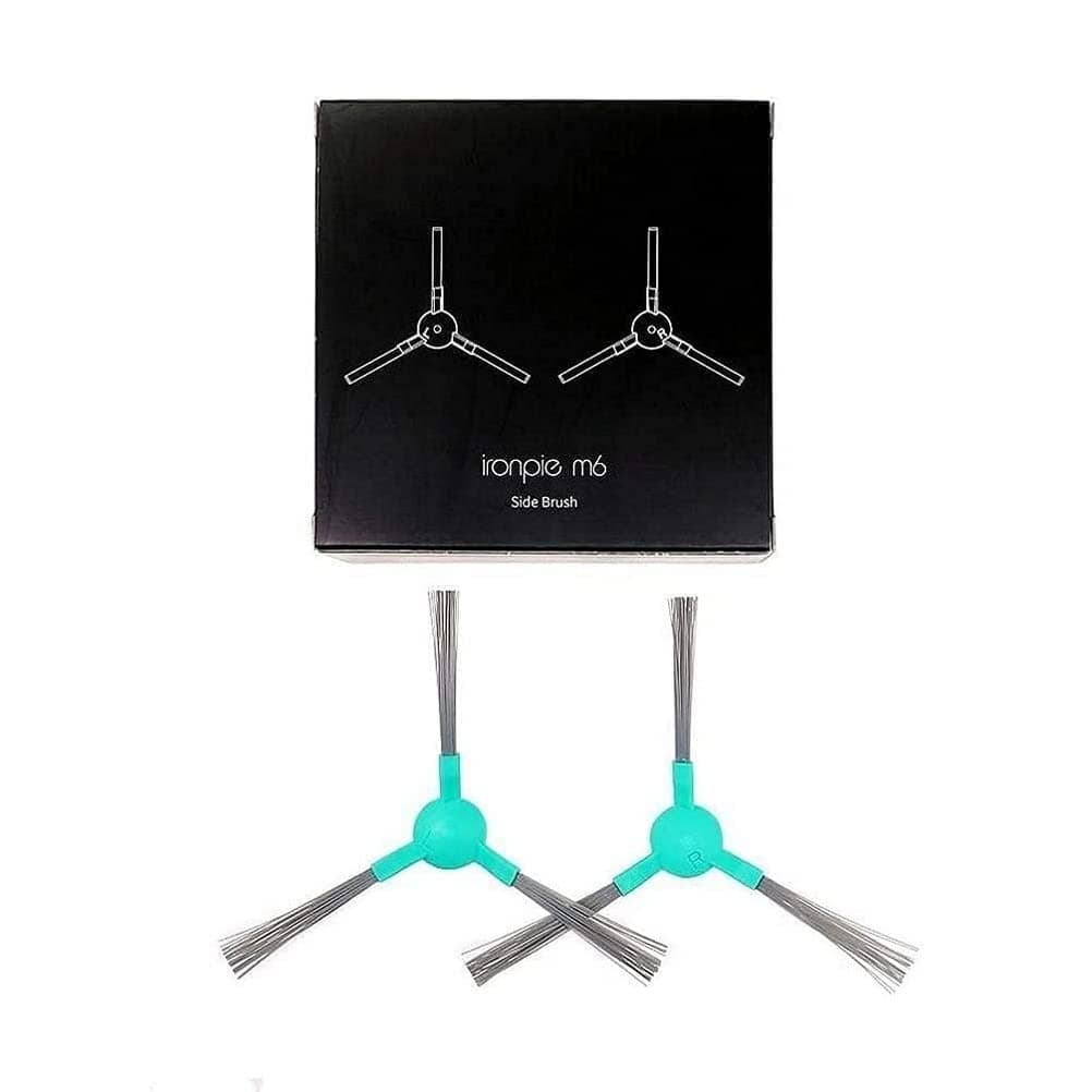 Trifo Ironpie m6 - Side Brush for Robot Vacuum Cleaner Trifo Ironpie M6, Collects and Removes Dirt, Anti-Dust Accessories, Fast Cleaning, Quick and Easy Replacement