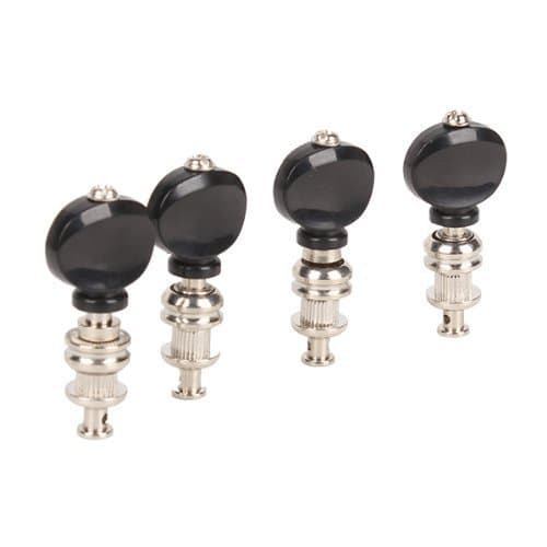 Surfing 4PCS Ukulele Tuning Pegs Pin Machines Heads Black