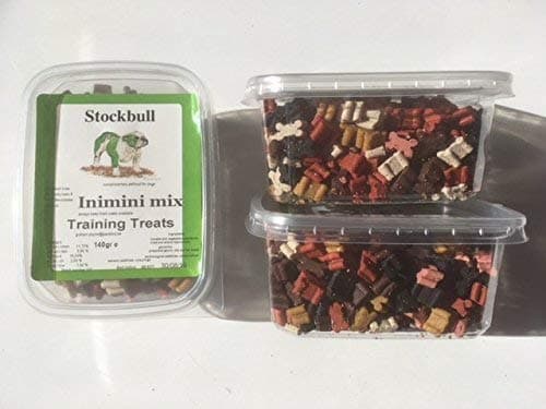 StockbullInimini Mix Training Treats - (3 x 140g tubs) Puppy/Tiny Dog