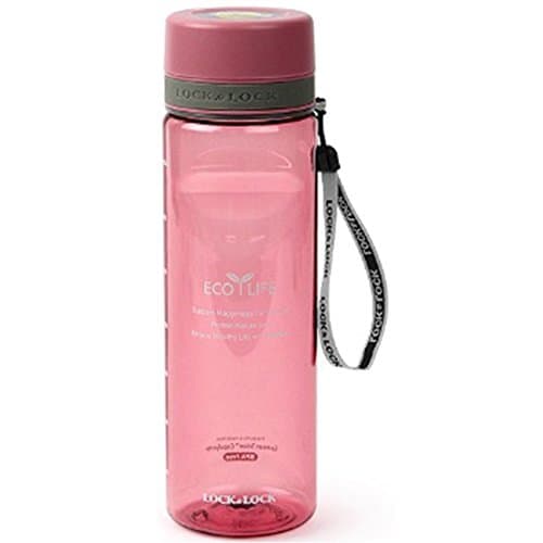 Lock & Lock BIS Free Tritan Two Tone Spout Outdoor Sport Water Bottle26 Oz (Pink)