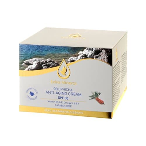 Dead Sea Products an Intensive Age Defying Cream, Anti-aging Obliphicha Cream Spf30 Moisturizing Day Cream 50 Ml (1.7fl Oz.) Enriched with Dead Sea Minerals This Is the Best SPF 30 Daily Facial Moisturizer