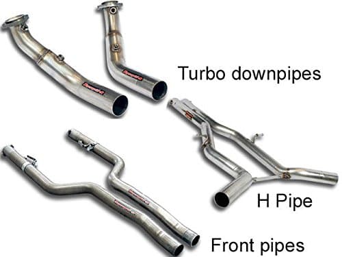 SUPERSPRINT CKS Mercedes Turbo Downpipes For Biturbo DP-M278-W212-C218