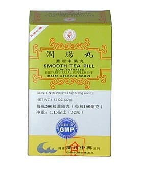 Smooth Tea Pill (Run Chang WAN) 160mg X 200 Pills per Bottle