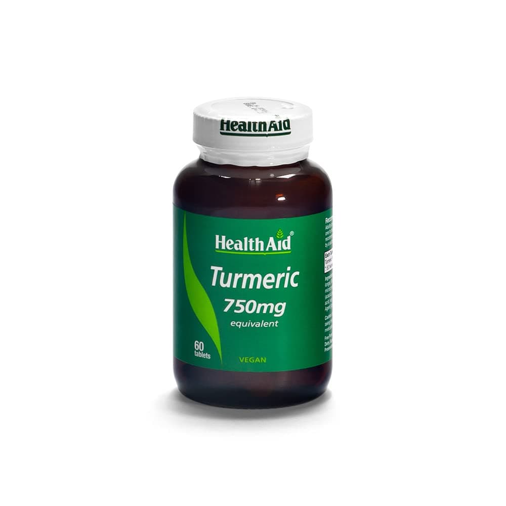 HealthAid Turmeric 750mg - 60 Tablets