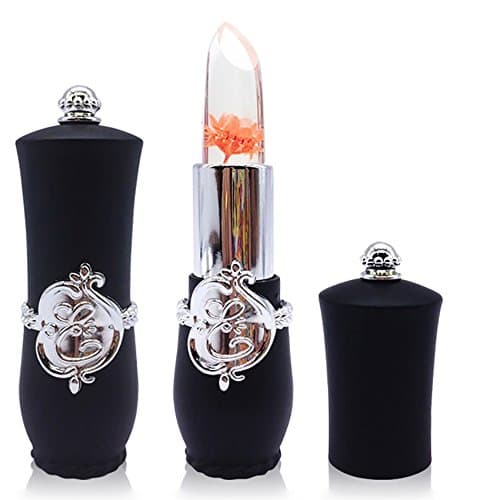 SetMei Beauty Bright Flower Crystal Jelly Lipstick Magic Temperature Change Color Lip Balm Makeup (D)