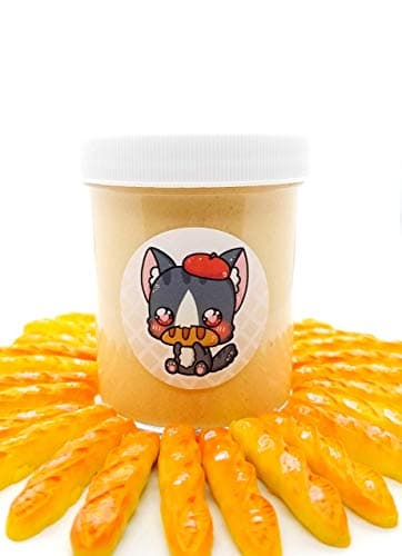 French Baguette Bread Handmade Scented Butter Slime 4oz - Hoshimi Slimes