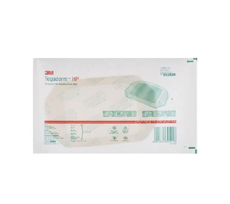 EXHALE Tegaderm 8526 IN Transparent Film Dressing, Waterproof & Hypoallergenic Wound Protection, Breathable & Long-Wear l Dressing, 10cm x 12cm (Pack of 5)