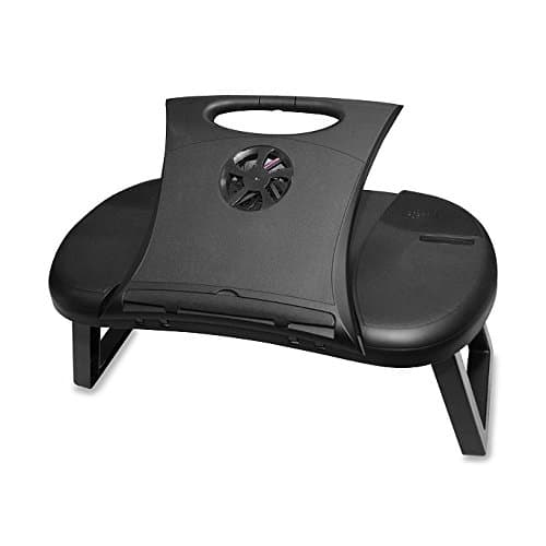 All in 1 Laptop Notebook WorkStation for Table Bed Desk Includes Usb 2.0 Hub, Cooling Fan