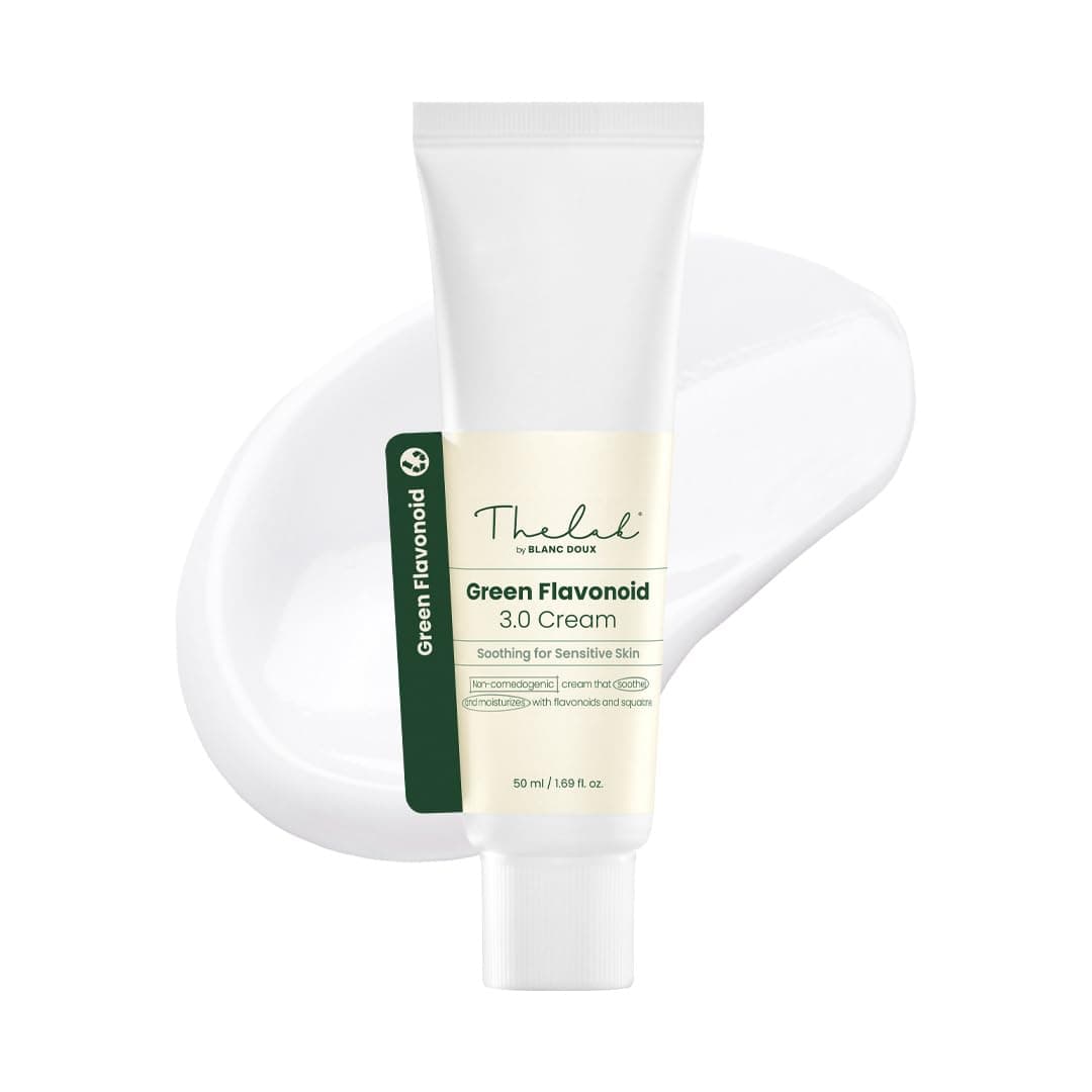 Green Flavonoid 3.0 Cream- Lightweight, Trouble Care,K Beauty Korean Moisturizer for Face, Soothing & Moisture for Acne Prone Skin, Non-Comedogenic Hydrating Cream, 50ml/1.69 fl oz