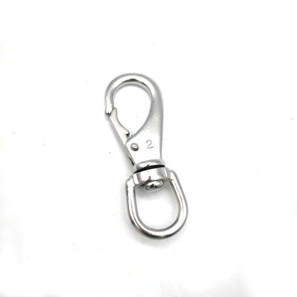 Jingyi Swivel Eye Snap Hook Stainless Steel 4 Sizes from 11/16" to 7/8"(#0,#1,#2,#3)